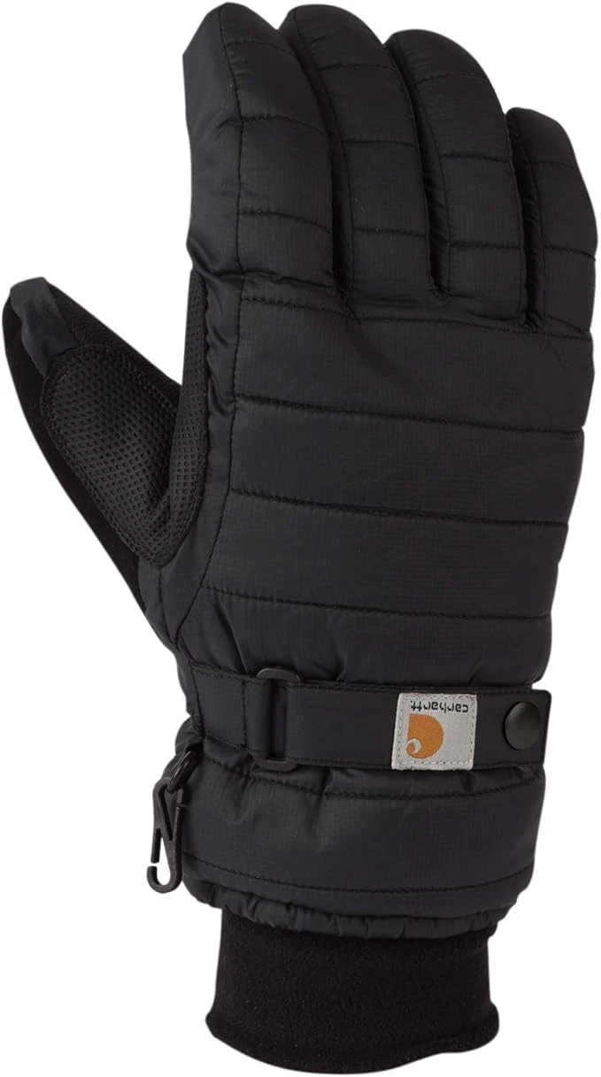 Carhartt Women's GL0575-W Quilted Glove Black, Medium insulated Waterproof NEW