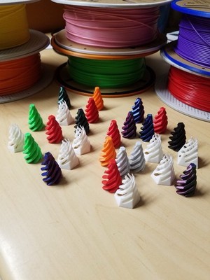 Hexagonal Spiral Fidget Toy 3d Printed Adhd Gift Pocket Size Toy For Gift