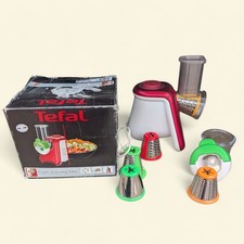 Tefal Fresh Express Max Electric Salad Maker & Grater – 5 Cone Attachments – Red