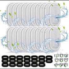 20pcs Cat Fountain Filters Replacement for 67/108/135oz Pet Drinking Replacement