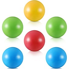 Civaner 6 Pieces Multi Colored Plastic Replacement Balls Small 1.75", Classic