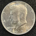 1974 Kennedy Half Dollar No Mint Mark AU-Details