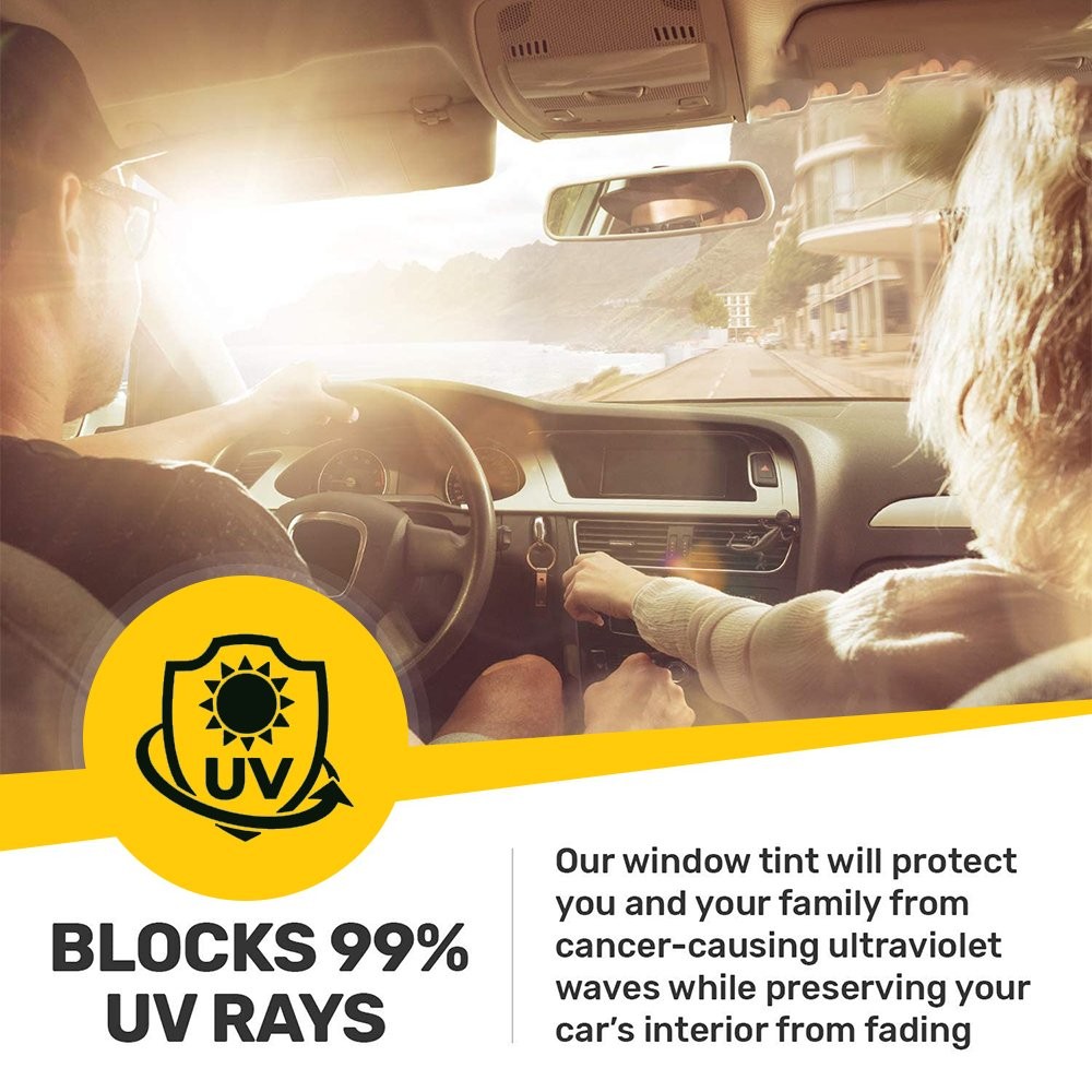 Car Sun Visor Strip Tint Film Front Windshield UV Shade Banner Accessories-White thumbnail 3