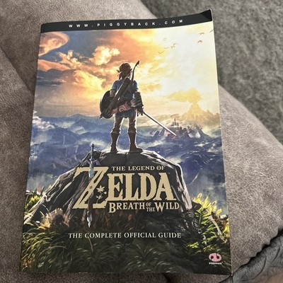 The Legend of Zelda Breath of The Wild Complete Official Guide Piggyback W/Map