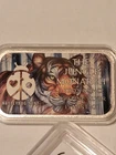Hayleybug mint 1 oz silver 'the jungle monarch' silver Art Bar no COA mintage 15