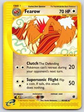 Fearow 45/165 Rare Expedition Base Set Pokemon Moderately Played