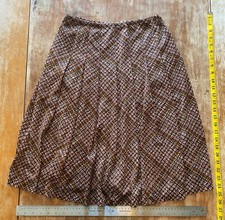 Vintage Polyester Pleated Skirt