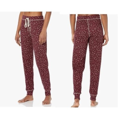 PJ Salvage Women's Sz S Loungewear My Friend Spot PJs Pant Port Knit