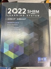 2022 SHRM Learning System Book - Organization  SHRM-CP SHRM-SCP