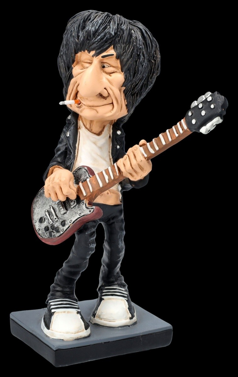 Funny Rockstar Figurine - Ron - Warren Stratford – Guitar Player Present