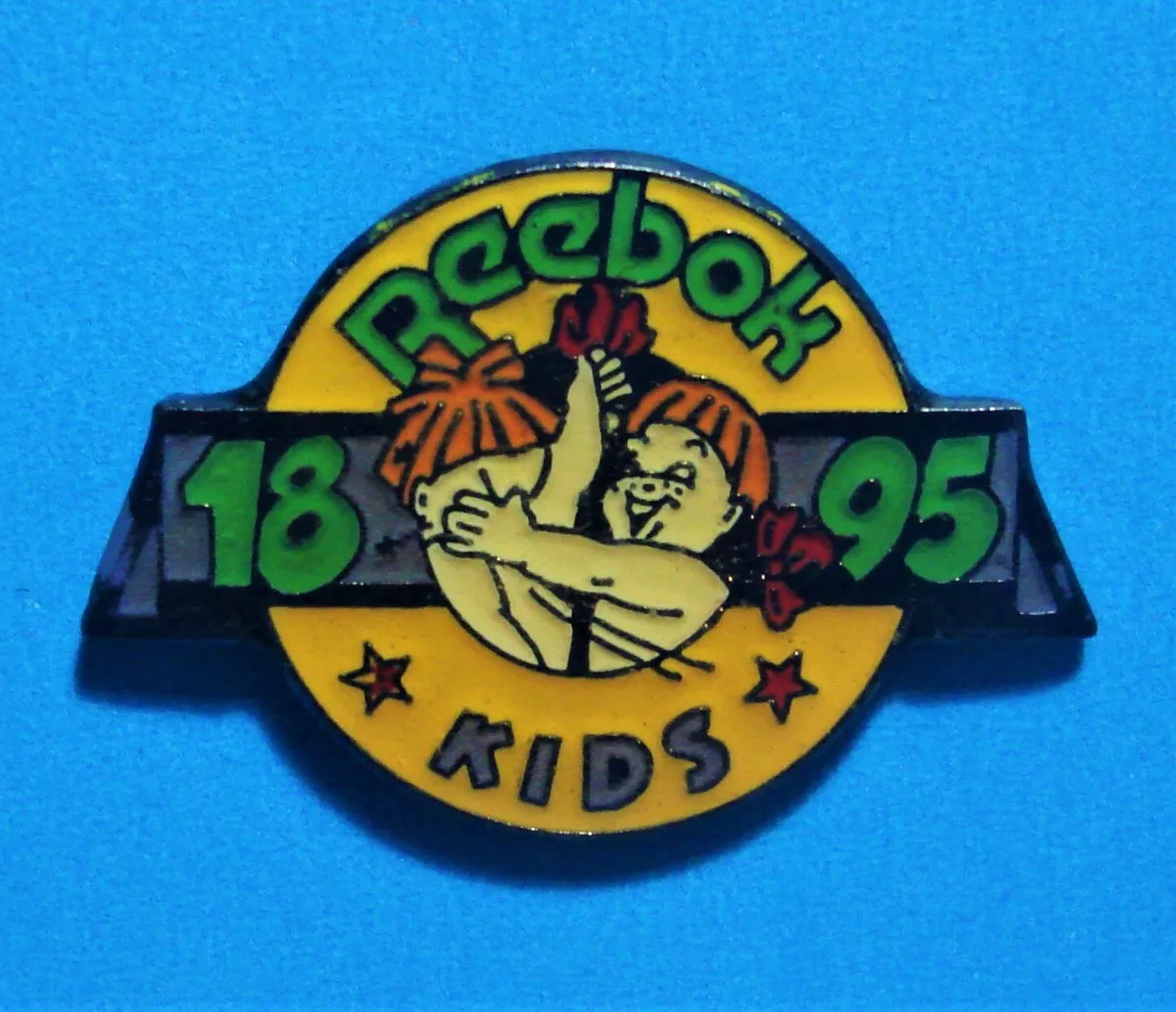 REEBOK FOOTWEAR KIDS CLOTHING ADVERTISING VINTAGE LAPEL PIN