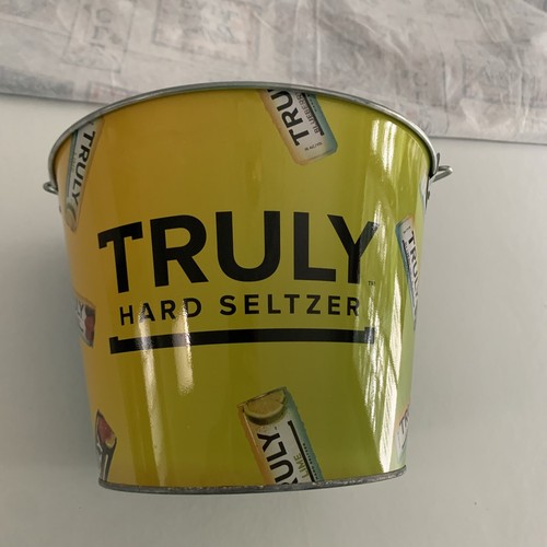 Truly Hard Seltzer  Metal Logo Bucket Bottles / Cans on Ice - Picture 1 of 5