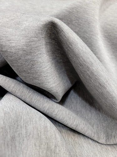 Gray Stretch Jumbo Spandex Fabric By The Yard Scuba SUPER TECHNO - Picture 3 of 8