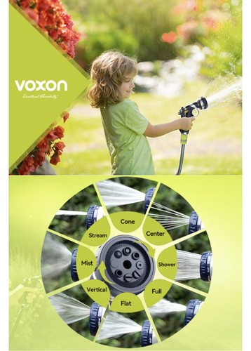 VOXON Garden Hose Spray Gun with 8 Adjustable Patterns, 100% Heavy Duty Metal... - Picture 9 of 10