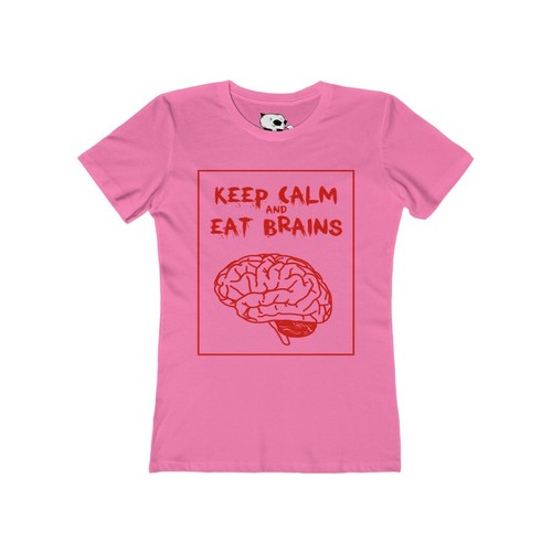 Keep Calm and Eat Brains T-Shirt - Women's - Picture 20 of 23