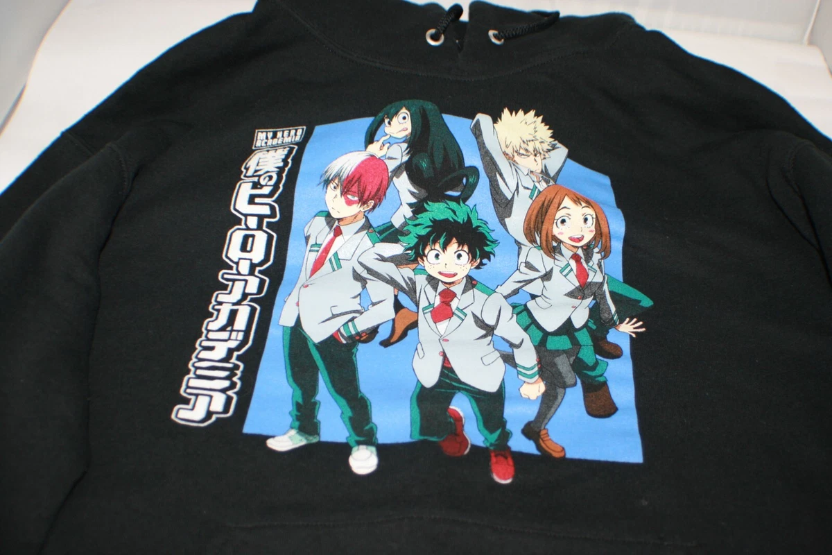 My Hero Academia Anime Hoodie Men s Sz M Long Sleeve