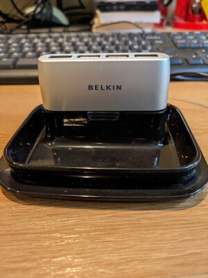 Belkin 7 Port 2 in 1 USB 2.0 Hi Speed abnehmbarer Reise-Hub für Desktop, PC, Mac