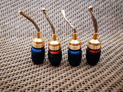 Monster ponta flexível trava rápida postes conectores M Z2 cabo de alto-falante fio bi