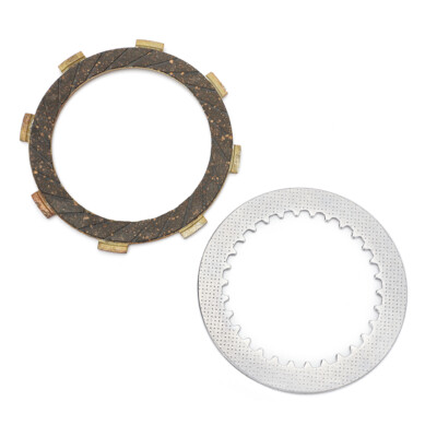 Clutch Friction Steel Plates Kit For Kawasaki KX80 KX60 # 13089