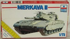 ESCI #8338 Merkava II 1:72 Scale Open Box - NOS (No Decals)