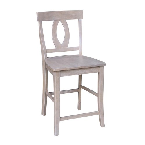 Cosmo Counter height Stool - 24" Seat Height , Washed Gray Taupe - Picture 4 of 9