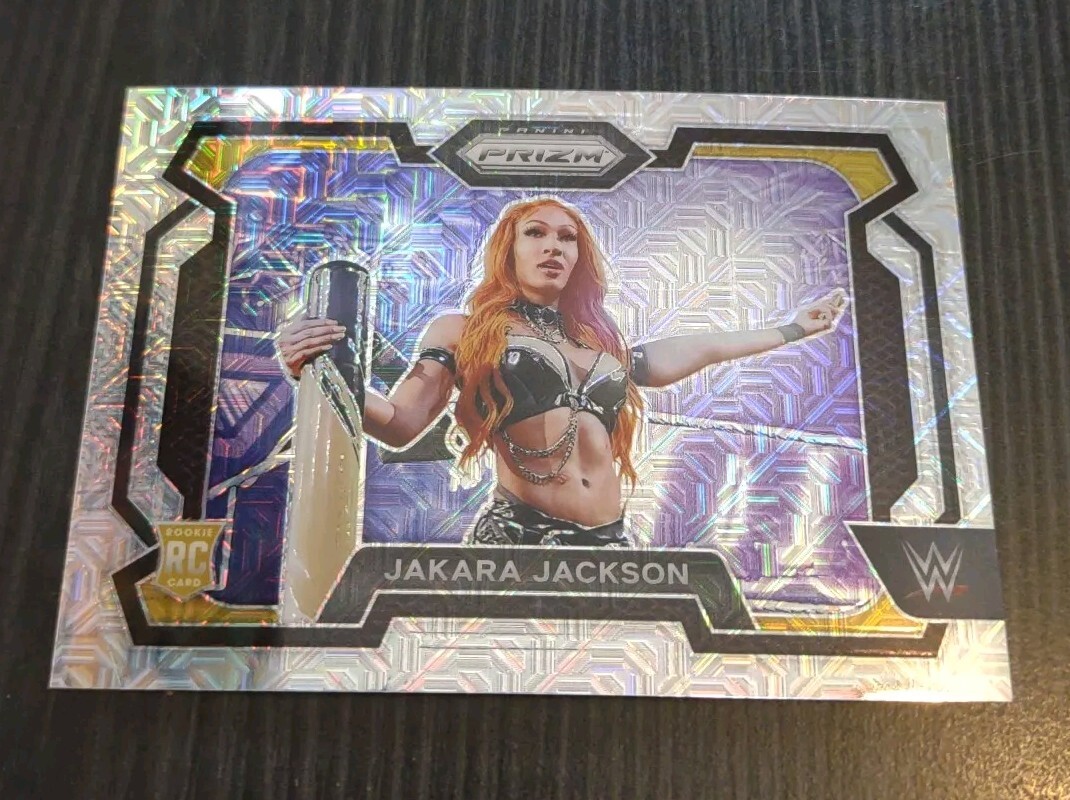 2024 Panini Prizm WWE JAKARA JACKSON Mojo #20/25 SSP Rookie Card No. 12