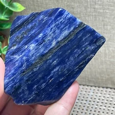 Raw Sodalite Blue Stone Rocks Chunks Crystal Slab Mineral Specimens 183g AP70