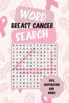 Breast Cancer Word Search, Brand New, Free shipping in the US