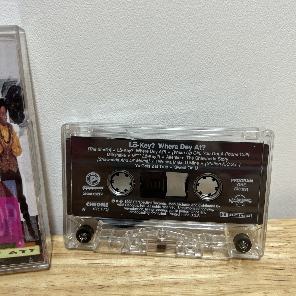 Where Dey At? by Lo-Key (CD, 1992, Perspective) Cassette RARE HTF