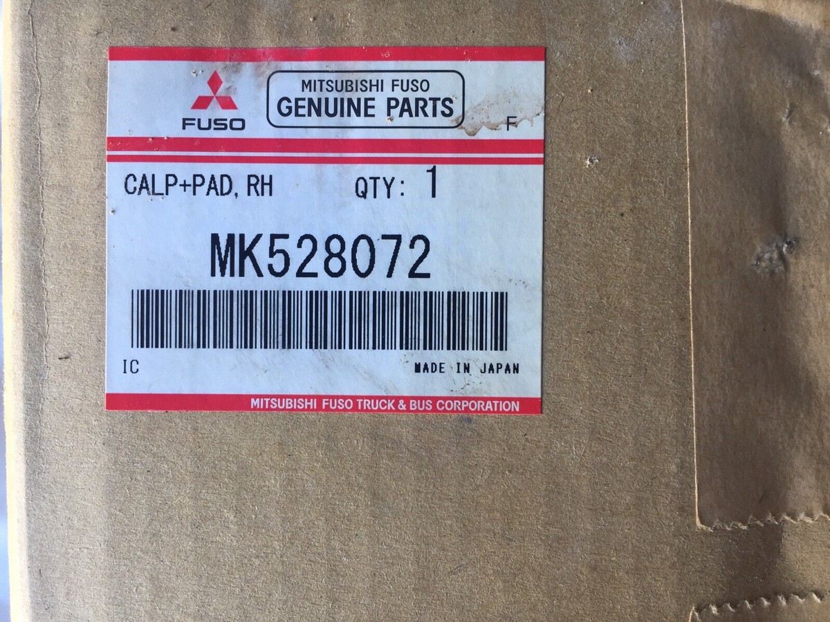 Mitsubishi Fuso Genuine Parts MK528072 RH Brake Caliper & Pads  