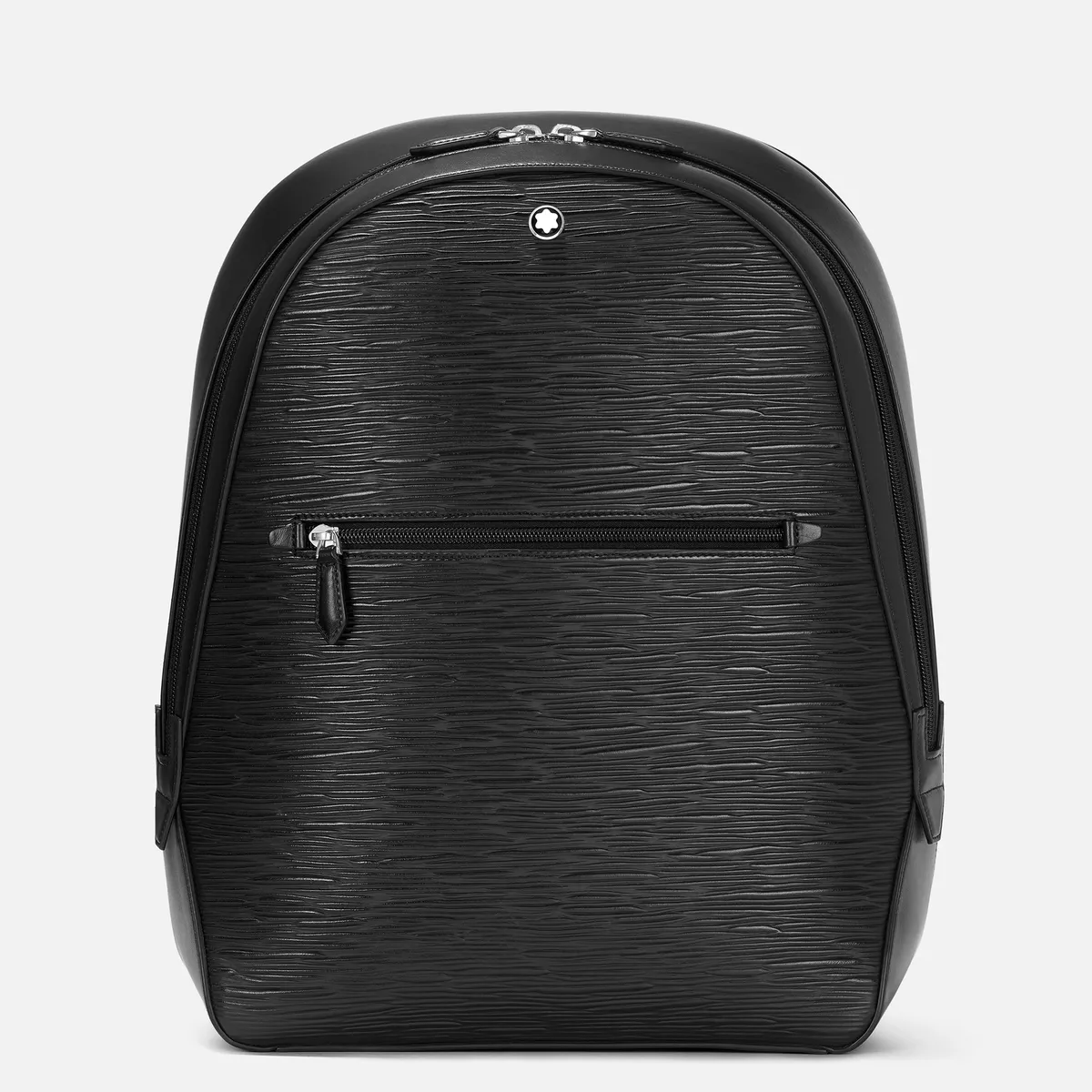 Men backpack Montblanc Meinsterstuck 130914 black leather small business bag