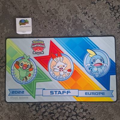 Pokemon Playmat Euic Europa 2022 Staff EB01 Championships Regional