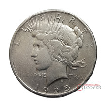 USA 1 Dollar Peace 1925 Philadelphia Silver