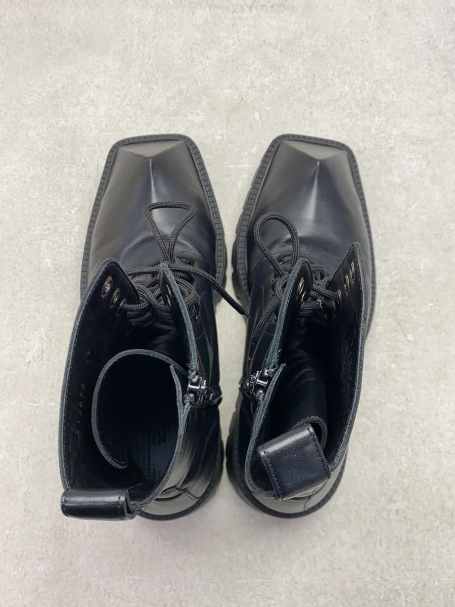 BALENCIAGA lace up boots Rhino 41 Black leather 712638 Used BALENCIAGA lace up boots Rhino 41 Black leather 712638 Used