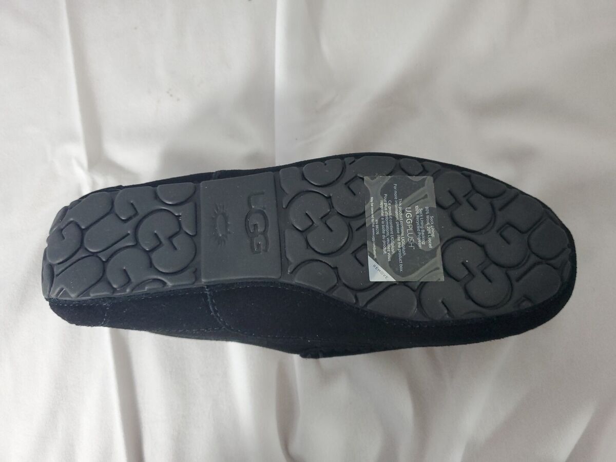 Ugg 1003419 Men Alder Slipper Black Shoes Sz US 9 EU 42 Ugg 1003419 Men Alder Slipper Black Shoes Sz US 9 EU 42
