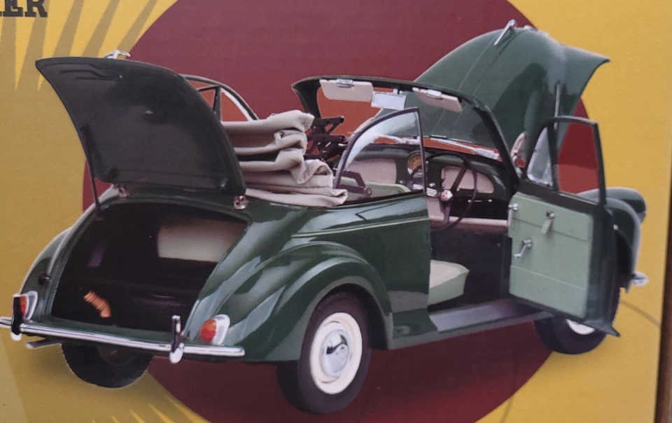 Sun Star 1:12 1963 Morris Minor 1000 Tourer BNIB Green - Image 4 of 4