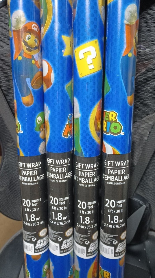 super-mario-gift-wrapping-paper-4-rolls-birthday-party-presents