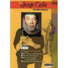 🎤 George Carlin – 4-DVD Box Set | Classic Stand-Up Comedy 1977–1990 | Like New