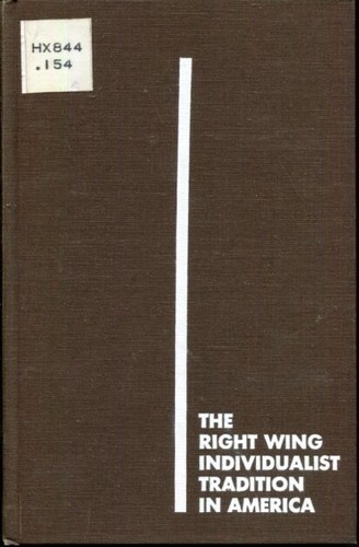 Individualist anarchist pamphlets (The Right wing individualist ...