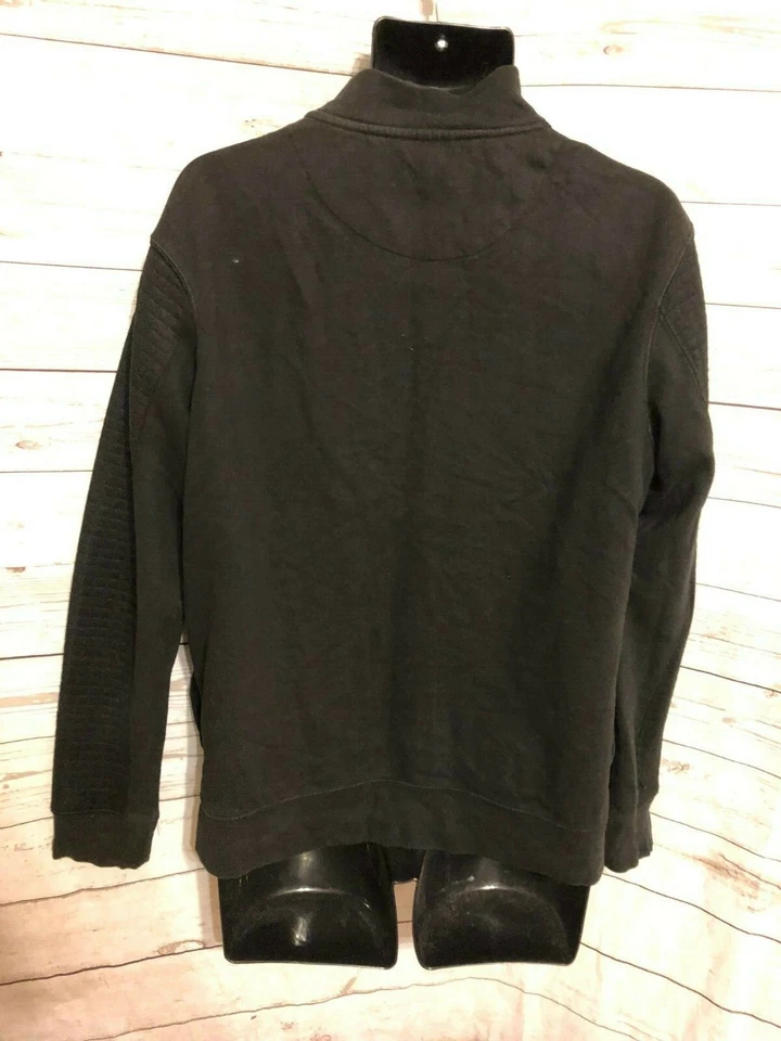 Chaqueta Twisted Soul Hombre Cremallera Frontal Manga Larga Negra Talla L Grande Foto 4 de 4