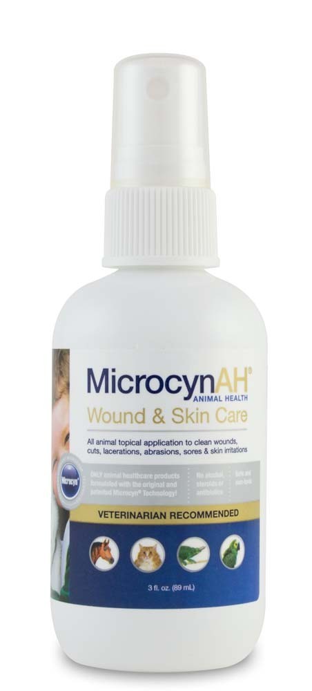 Microcynah Wound and Skin Care Spray For Horse, Dogs, Cats, Rabbits
