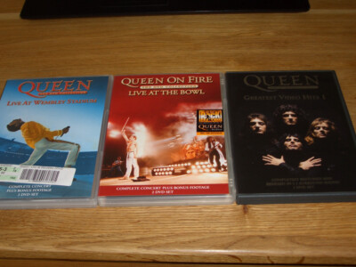 3x Queen DVD´s