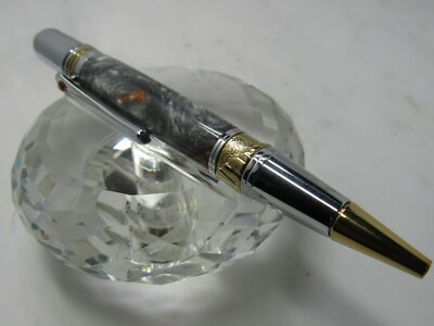 GORGEOUS HIGH QUALITY HANDMADE BROADWELL ART DECO VOLCANO EXPLOSION TWIST BP PEN