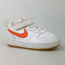 Boy's Girl's NIKE 'Court Borough Low 2' Sz 6C US Shoes White  3 Extra 10 Off
