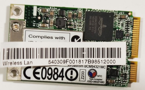 Acer Carte LAN sans fil/Wi-Fi Board avec Bluetooth Aspire S3-391 Serie