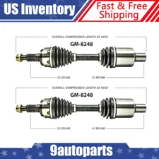 Fits 2000-2011 Cadillac DeVille DTS 2007 2008 2009 2010 Pair Front CV Axle shaft
