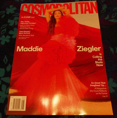 MADDIE ZIEGLER - COSMOPOLITAN MAGAZINE - 2022 ISSUE 4 - WITH CENTERFOLD!