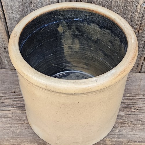 Primitive Antique 2 Gallon Bee Sting Decorated Stoneware Crock Red Wing Crockery - Picture 8 of 8