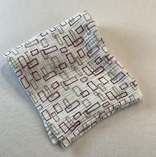Aden  Anais Cotton Muslin Baby Blanket Swaddle White Purple Gray Rectangles