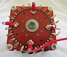 Vtg Shallcross industrial rotary switch Model #6651, Part #4E68A6-1